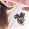 Camiseta "Minnie Leopard"