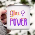 Taza vintage "Girl Power"