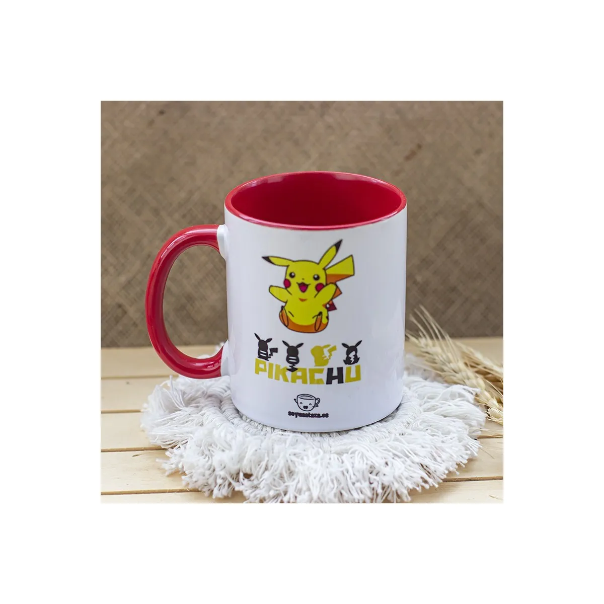 Taza Pikachu Pokemon de Ceramica
